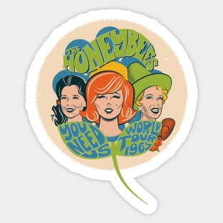 The Honeybees World Tour 1965 - faded version Sticker